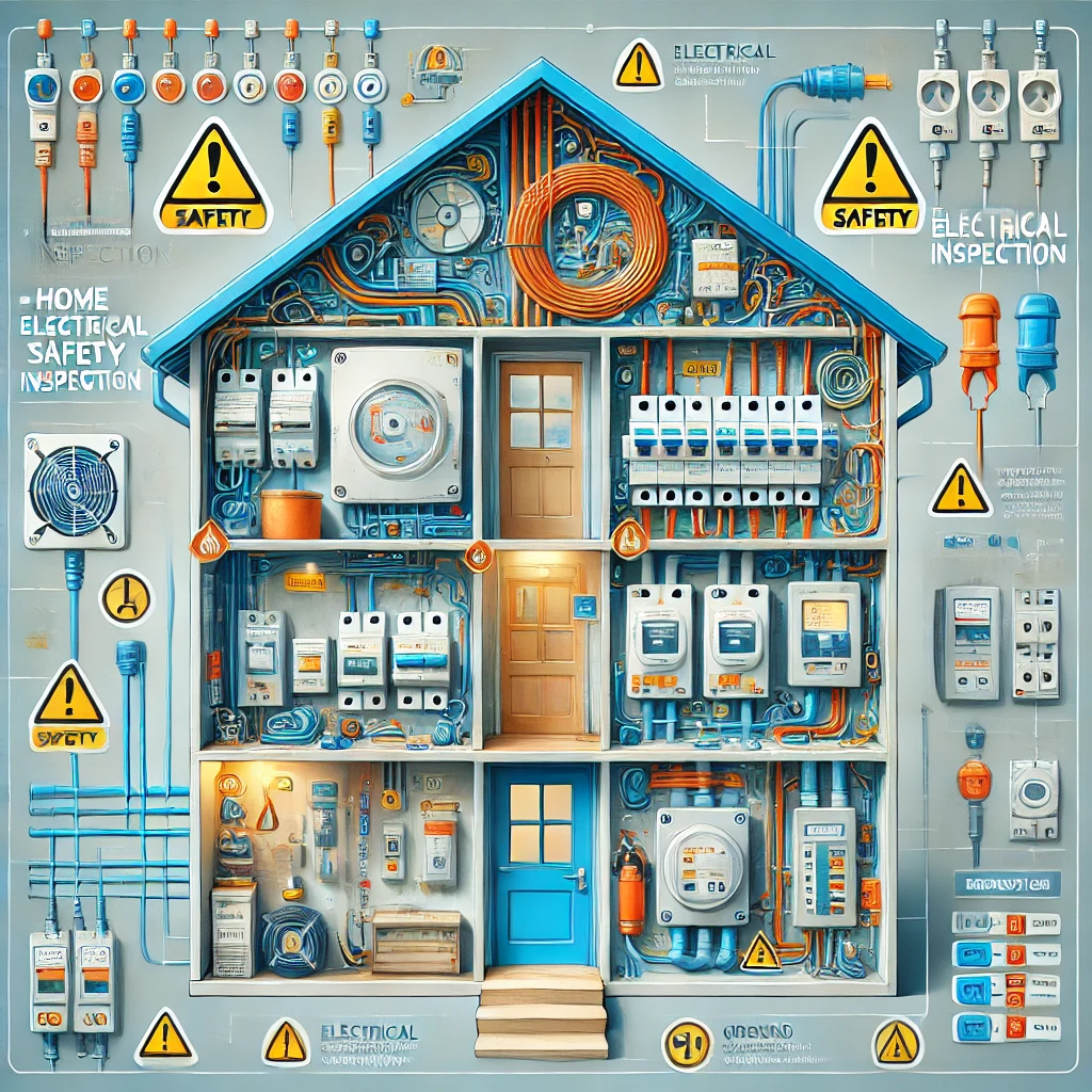 Importance of Professional Electrical Inspections for Home Safety Licensed electrician performing a thorough home electrical inspection